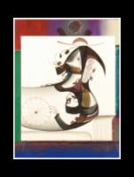 Eugene J. Martin, 2000, h: 12 x w: 9.5 in, mixed media on paper, collage